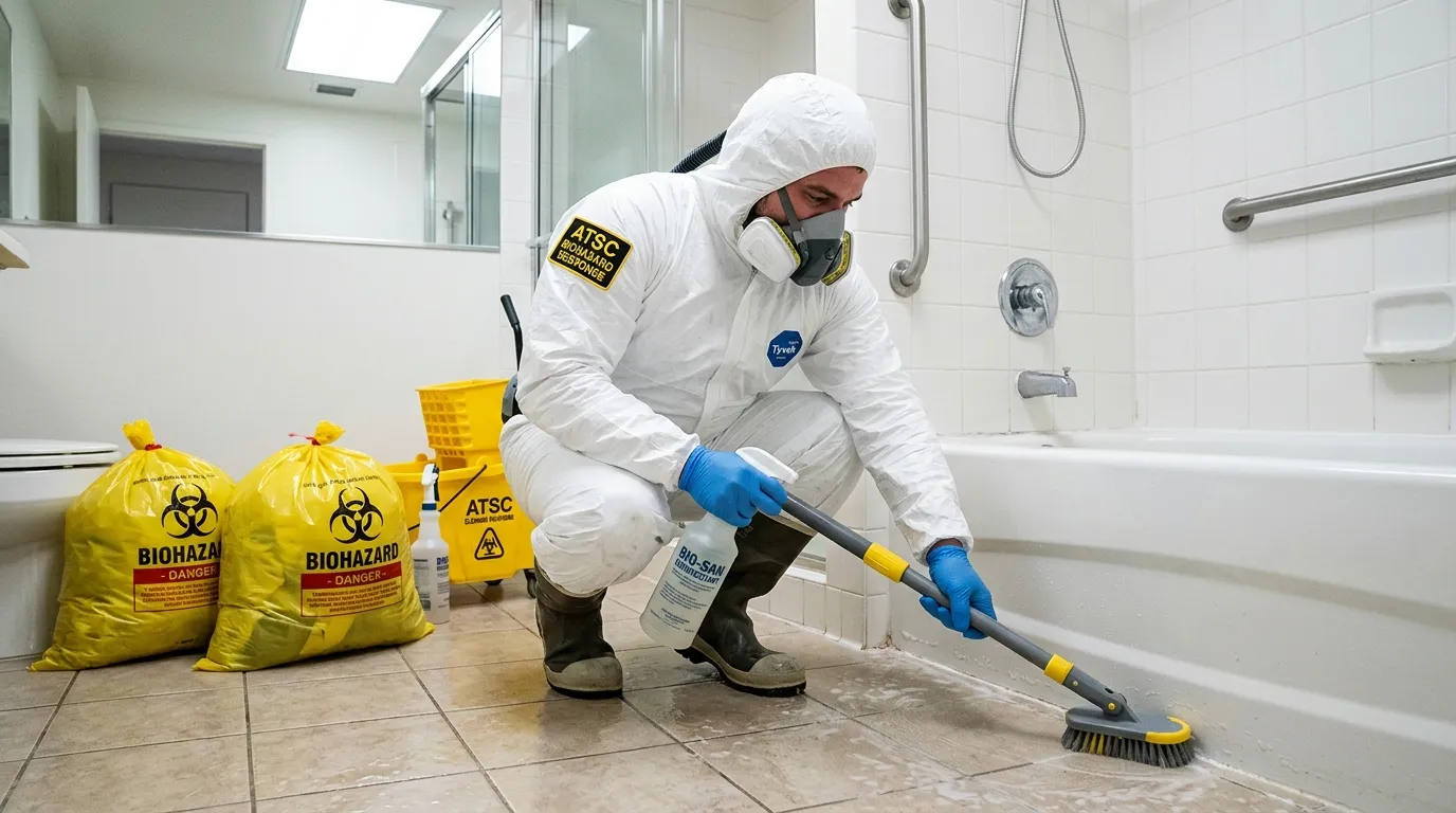 Decontamination equipment deployed for Blood Cleanup in Milledgeville